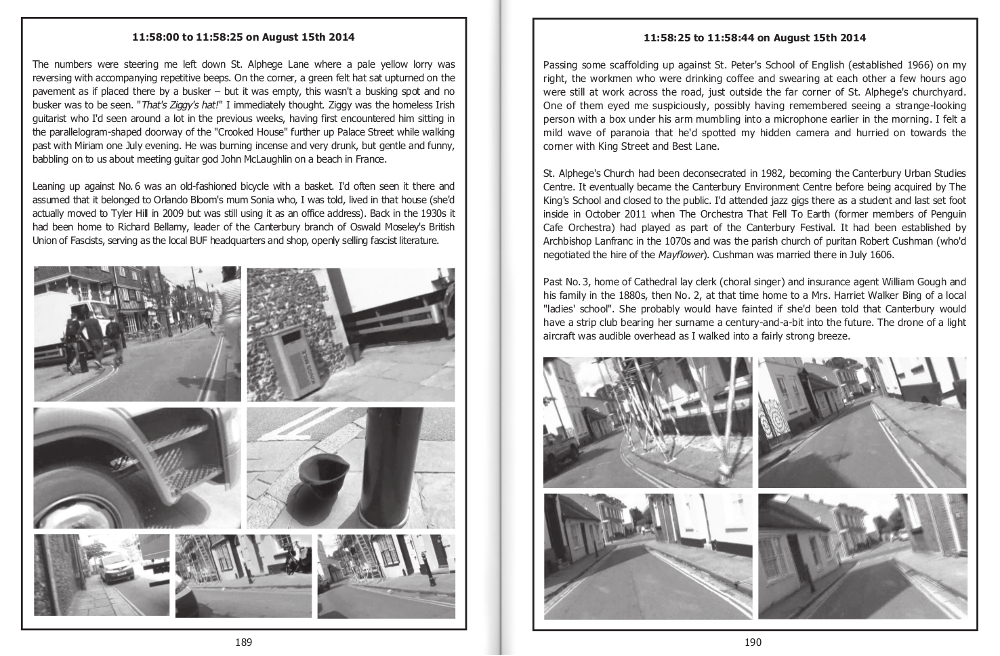 Sample spread from You Are Here, pages 189–190